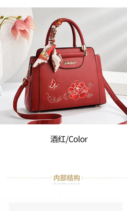 Fashion Luxury Handbags Women's Shoulder Bags Temperament Mom Elegant Retro Crossbody Bags High Capacity Tote Bag Wedding Bags