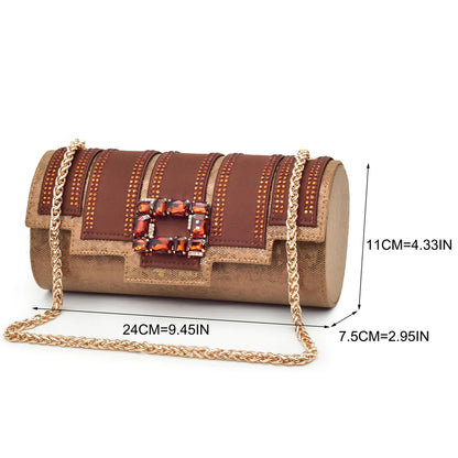 New Design Women Nigerian Italian Shoes and Bags Set with Rhinestone African Shoe and Bags Set for Wedding Luxury Party Pumps