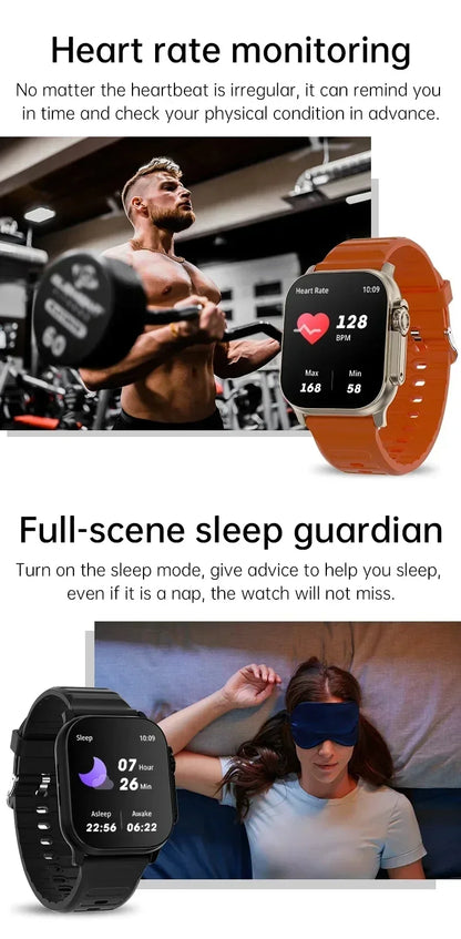 Wholesale Original T800 Ultra Smart Watch Men 49mm Series 8 AMOLED Screen NFC Compass Waterproof Watch IWO Ultra 9 Smartwatch