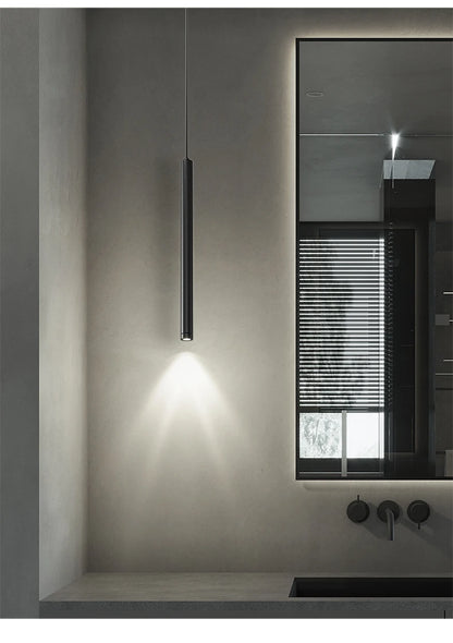 Dimming Simple Black White New LED Modern Pendant Lights Living Study Dining Room Bedroom Bedside Bar Loft Lamps Indoor Lighting