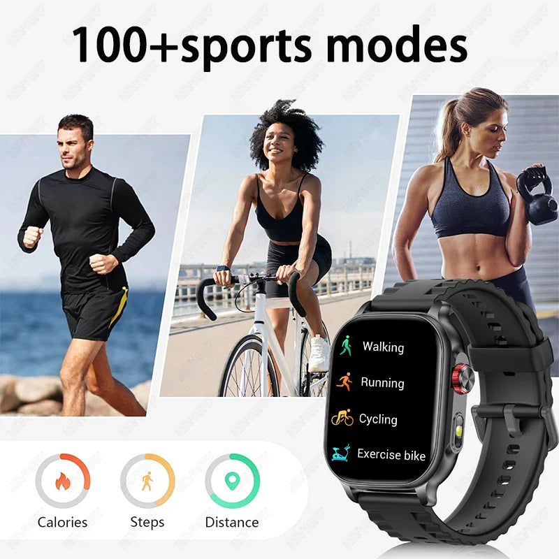 2026 New Men's and Women's Smartwatches, Fitness Trackers, Wireless Calling, IPX8 Waterproof, Activity Pedometers, Birthday Gift
