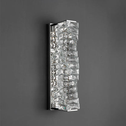 Luxury Crystal Wall Lamp Modern LED Sconce Chrome Gold Mirror Wall Light For Living Room Bedroom Aisle Indoor Decor Vanity Light