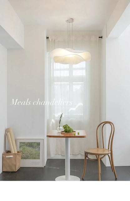 Nordic Modern Creative Restaurant Pendant Lamp Design Simple Lotus Leaf Hat Led Lights for Dining Living Room Bedroom Chandelier