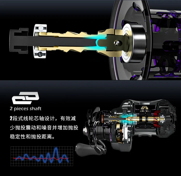 HAIBO 2026 ARISE ELITE Casting Reel 153g 7.2:1/8.3:1 STS AMC+ 2.0 Gear System LFC 4.3g Ultralight Spool Fishing Reel