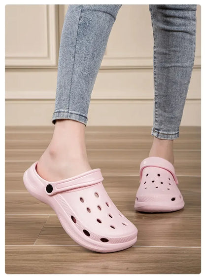 2026Summer Men Clogs Sandals Men's and Women's Leisure Slippers Beach Slides Home Garden Shoes Outdoor Sandals Plus Size46 47 48