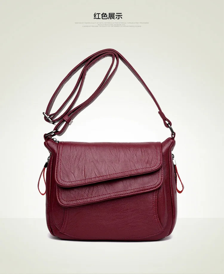 Luxury Designer Handbag High Quality Soft Leather Purses And Handbags Casual Shoulder Messenger Bags for Women 2024 New Sac