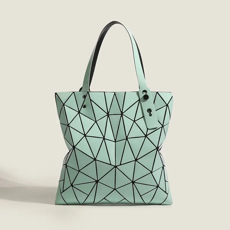 Luminous Bag Reflective Geometric Bags for Women 2024 Quilted Shoulder Bags Totes Female Handbags Bolsa Feminina Sac À Main