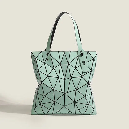 Luminous Bag Reflective Geometric Bags for Women 2024 Quilted Shoulder Bags Totes Female Handbags Bolsa Feminina Sac À Main