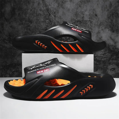 Men's Slippers EVA Non-slip Slides Fashion Slippers Comfortable Men's Slides Casual Sandals Outdoor Indoor Shoes Big Size