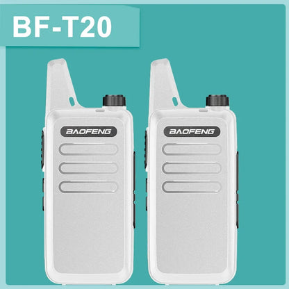 1/2PCS Baofeng BF-T20 Walkie Talkie Mini Micro USB Charging Portable Two Way Radios Upgrade Of BF-C9 KD-C1 For Hunting Kid’s Toy