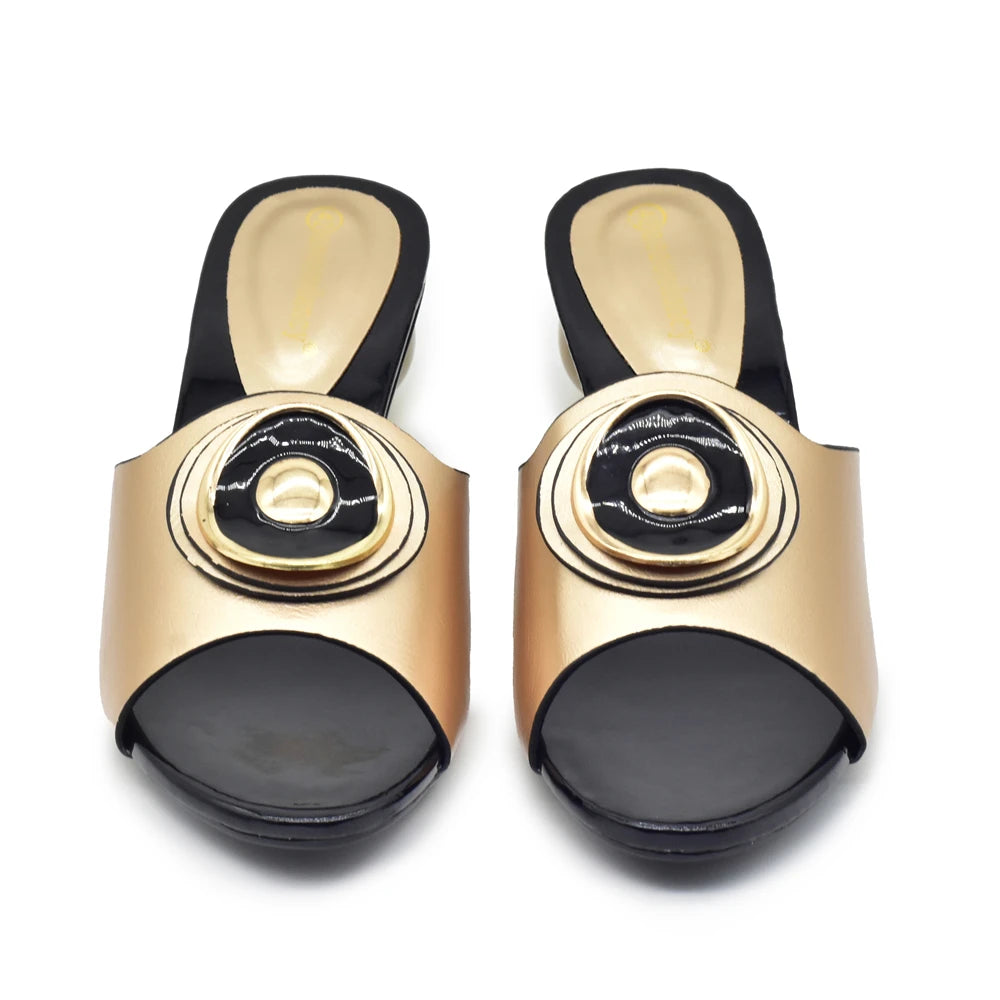 New Fashion Open Toe Ladies Shoes and Sandals Luxury Designer High Heels Sandals for Wedding Nigerian Women Party Pumps