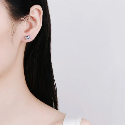 Luxury 0.5-3 Carats Marquise Heart Pear Moissanite Women Diamond Earring Stud 925 Sterling Silver Earrings for Women Jewelry New