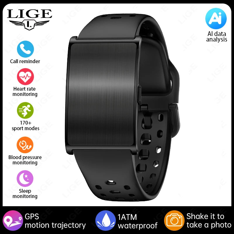 2026 No Screen Smart Watch for Men Women Fitness Tracker Heart Rate Blood Pressure Monitor HRV Sleep Sport Health Smart Bracelet