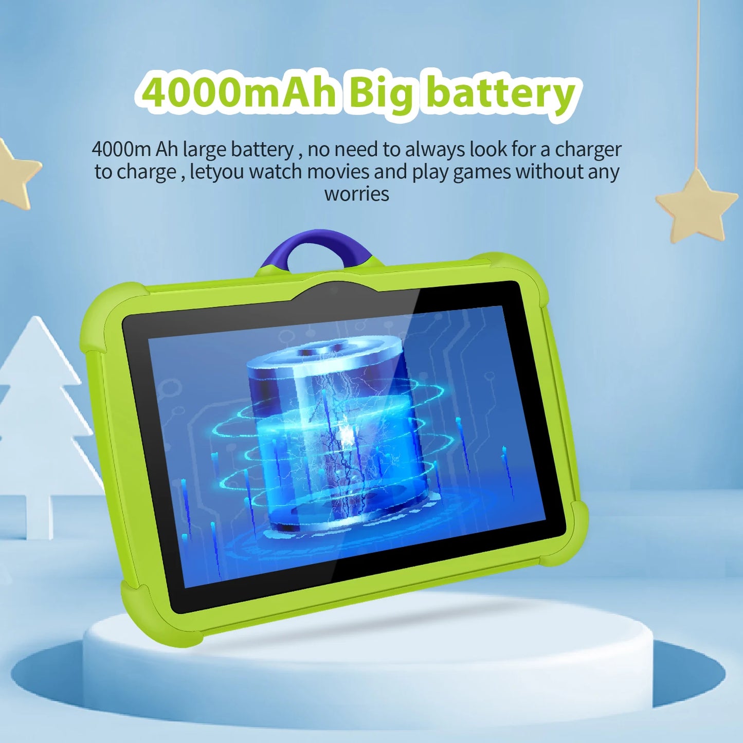 New 5G WIFI 7 Inch Android Kids Tablets Quad Core 4GB RAM 64GB ROM Dual BOW Cameras Cheap And Simple Children's Gifts Tablet PC