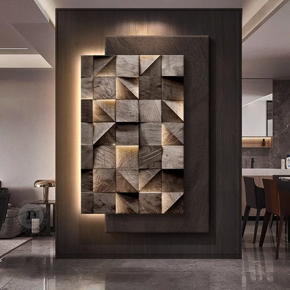Led Geometric Wall Lamp Italy Designer Square Mounted Sconce For Living Room Resturant Background Wall Decoration Hall Way Light