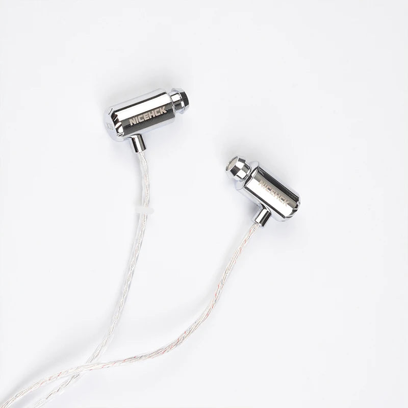 NICEHCK X39 IEM Aluminum Alloy Shell HIFI Microphone Earbud 6mm Titanium Plated Dynamic Headset Bass Vocal DJ In-ear Earphone