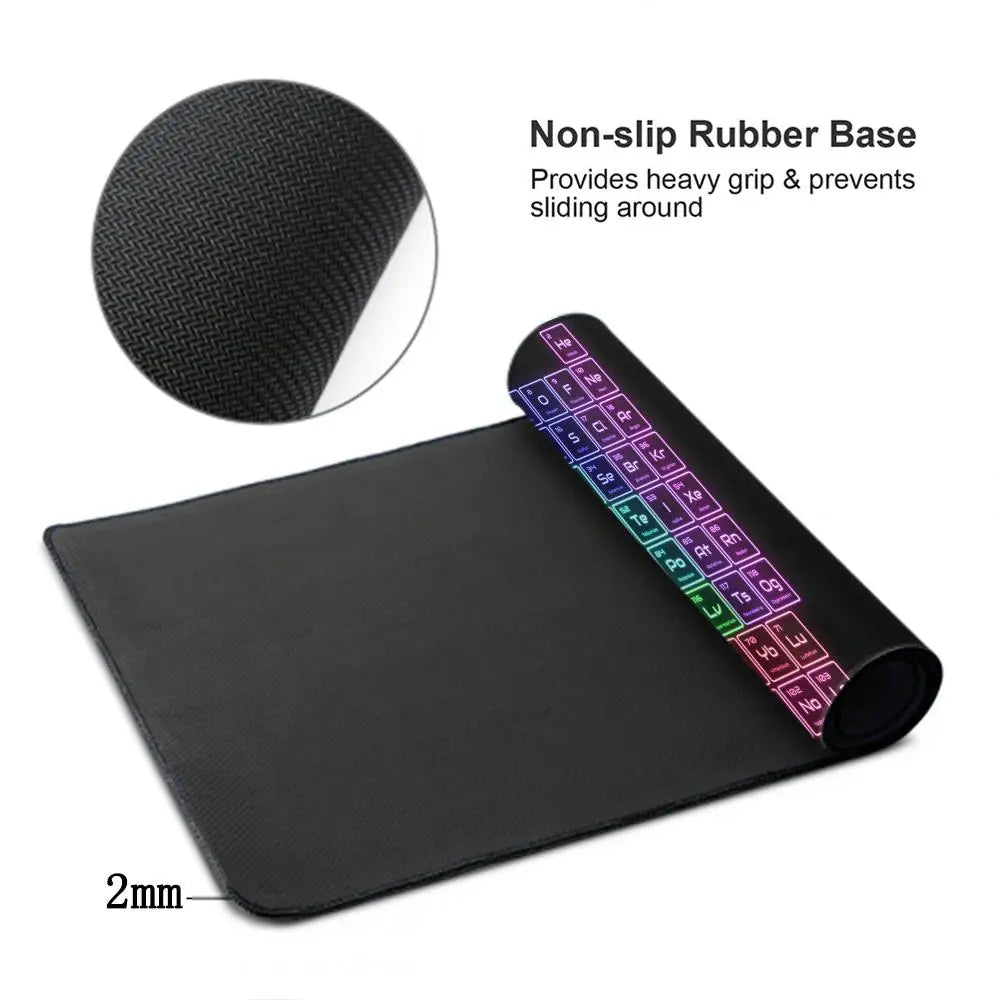 Gaming Mausepad 900x400 Large Periodic Table of Chemical Elem Mouse Pad XXL Anti-slip Mousepad Gaming Keyboard Desk Pad Mat PC