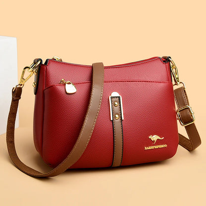 Genuine High Quality Soft Leather Women's Handbag Trend Designer Female Crossbody Bag Casual Shoulder Messenger Handbags 2025