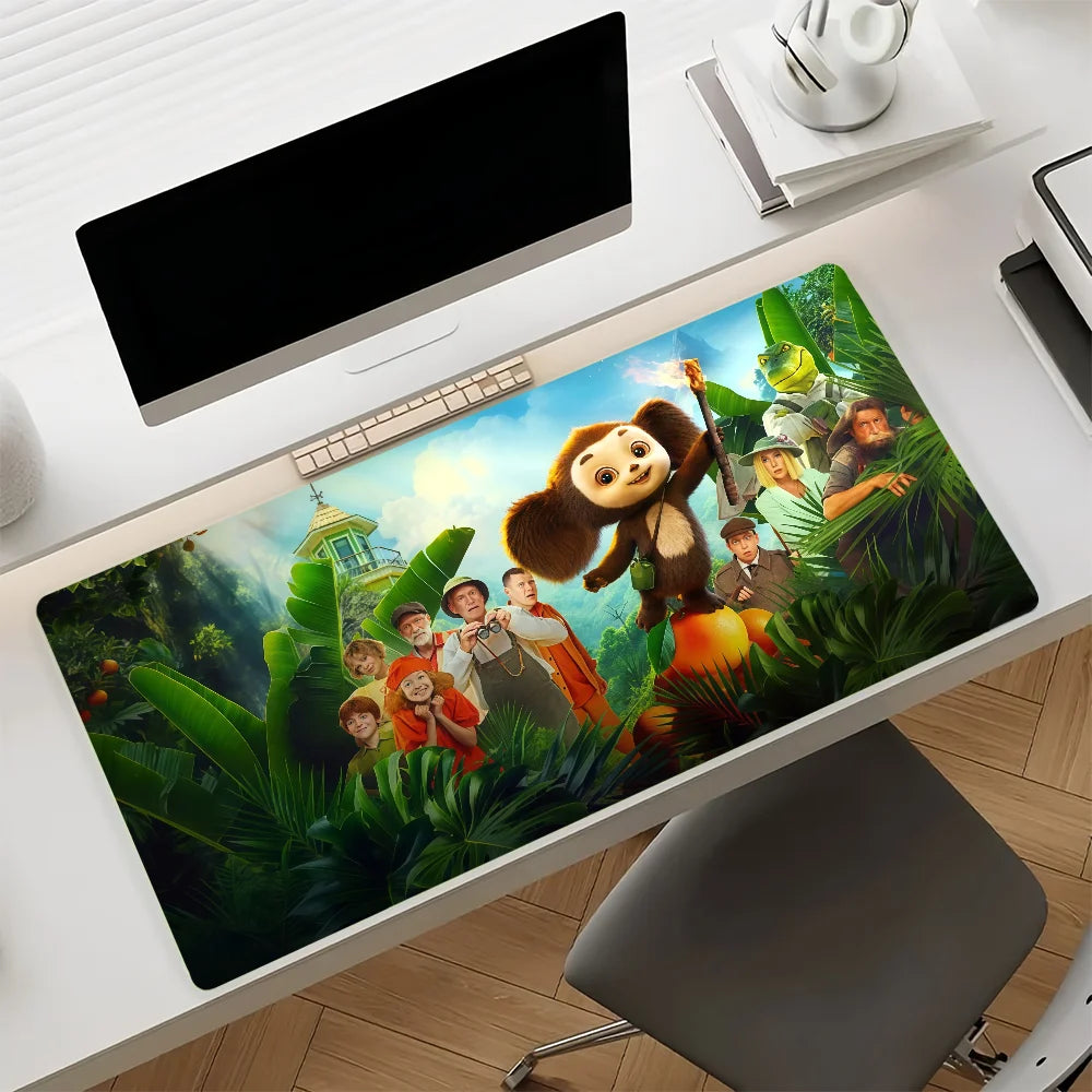 2026 Movie Cheburashka 2 Mouse Pad Non-slip Rubber Computer Mat Gamer Balance Decoracion Deskmat Laptop Office Large
