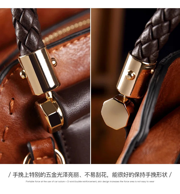 Vintage Women's Bag Luxury Designer Boston Style Women Shoulder Bag High Quality Fashion Crossbody Bags Female Handbags