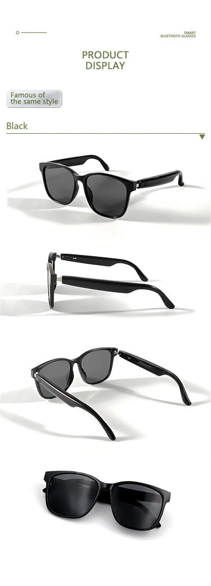 New Smart Glasses Intelligent Driving Navigation Wireless Music Play Outdoor Sunglasses Bluetooth Call Anti-blue Light Eyeglass