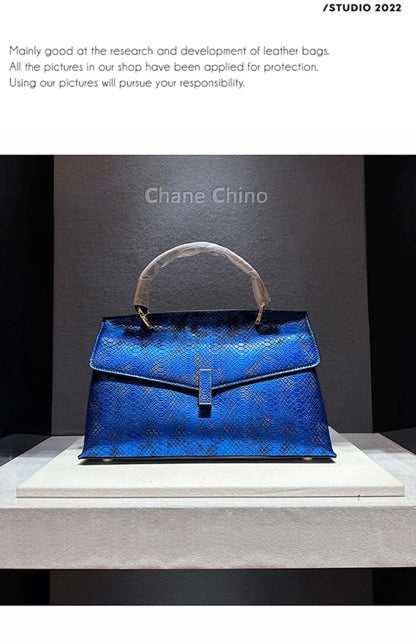 Luxury Designer Brand New High Quality Leather Handbags for Women Fashion Trend Snake Print Shoulder Bag сумка женская Hot Sale