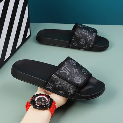 Summer Men Slippers Luxury Sport Slides Outdoor Street Clogs Quick Dry Beach Sandals Male Indoor Home Shoes Loafers Flip Flops