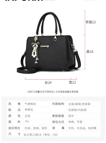 New Women bag Shoulder bag Handbag for women 2026 Crossbody bag pattern PU Portable bucket bag ladies messenger bag