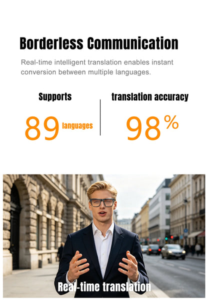 Smart Glasses 800W Pixel Camera Bluetooth IPX4 Waterproof Magnetic Charging Audio Glasses Video Voice Recorder Hands-Free Camera