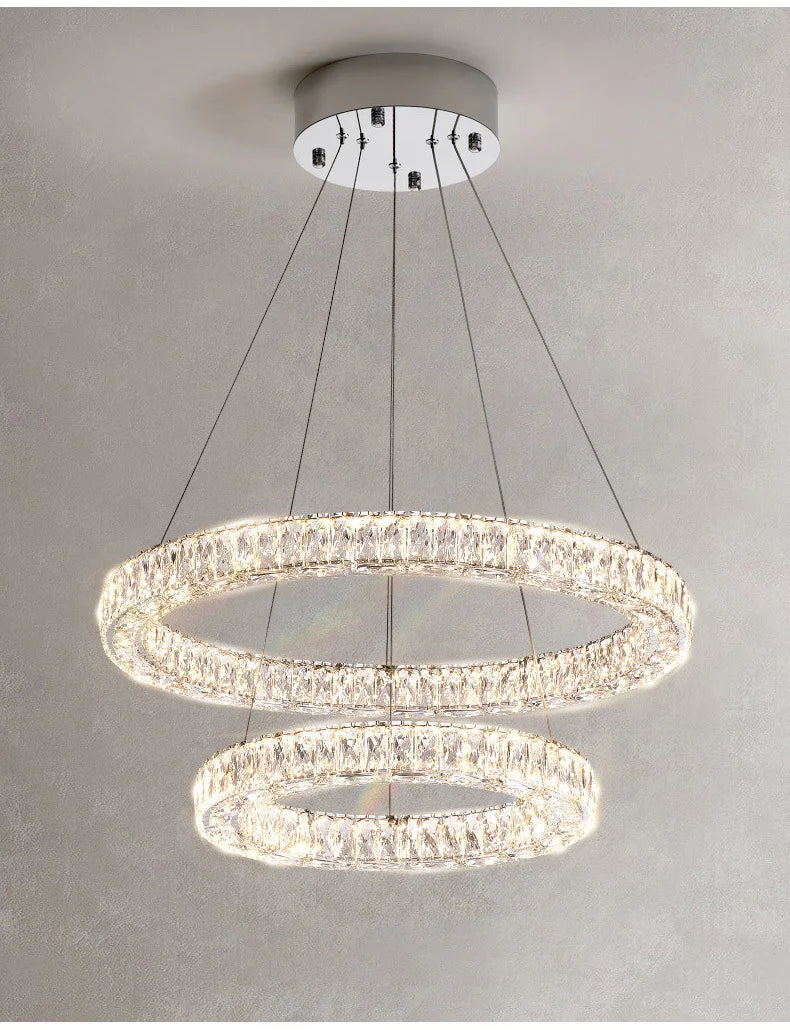 Luxury Crystal Chandeliers Dining Table Light Chandelier Ceiling Light Fixtures Lighting for Living Room Chandeliers Lights Lamp