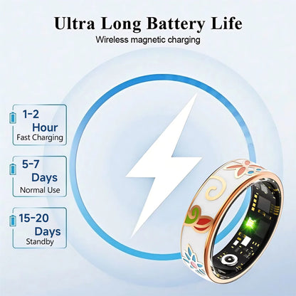 2026 New Healthy Smart Ring 5 ATM Waterproof Wireless Call Heart Rate/Sleep Oxygen Monitoring For Android/IOS Men Women Gifts