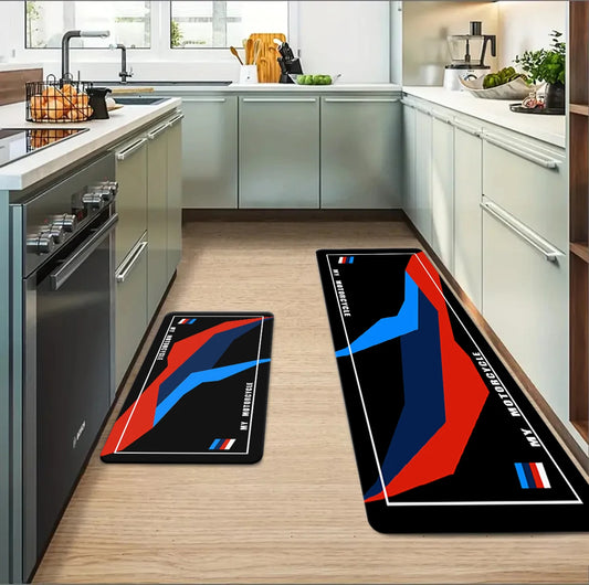 My Motorcycle Parking Carpet, Bedroom Mat, Racing Mat, Display Mat, Non-Slip Dirt-Resistant, Easy to Wash, Soft Mats