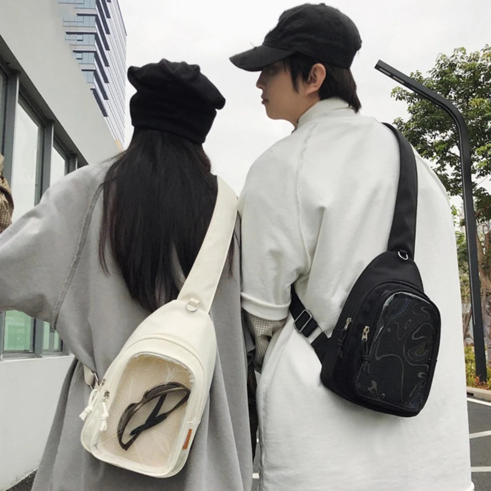 Kawaii Japanese Itabag Girls Soft Nylon Backpack Crossbody Bags 10CM Doll Women With Display Plate Cross Body Sling Pouch 2025