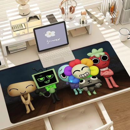 Game D-Dandys W-world Gourdy Mouse Pad Anti Slip Rubber Edge Locked Thickened Laptop Gaming Desk Mat