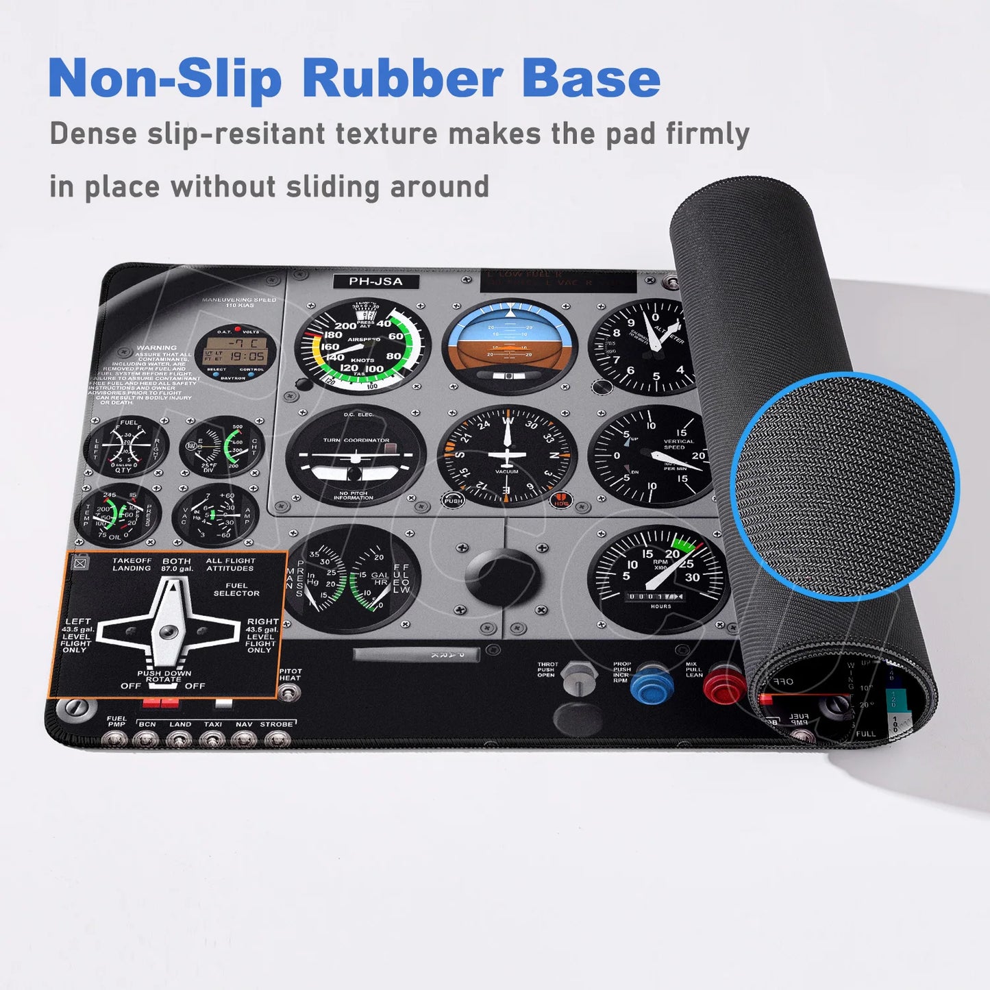 New Many Wallpaper Airplane Speedometer Mousepads Large 900x400mm Non-slip Mouse Pad Office Desk Mat Pc Gamer Table Mousepad XXL