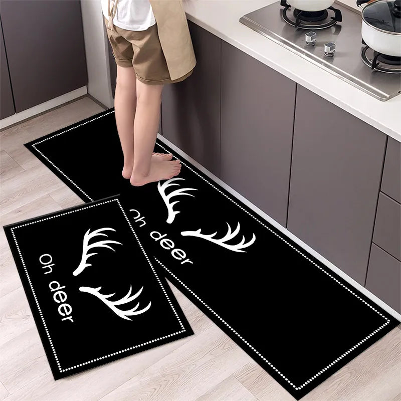 Non-slip Kitchen Carpets for Living Room Long Area Rug Kitchen Floor Mat Carpets Entrance Door Mat Hom