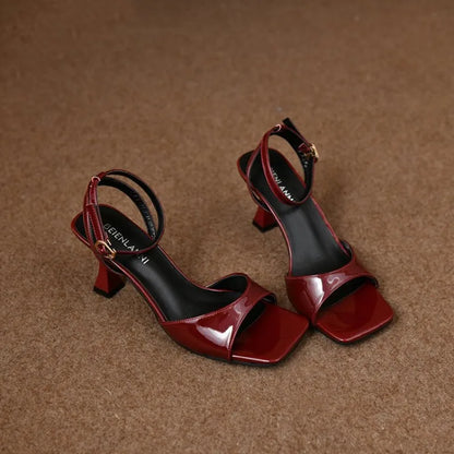 Summer 2025 New Brand Women's Shoes Women Design Sexy High Heels Elegant Shallow Mouth Bride Shoes Mujer Zapatos Luxury Shoes
