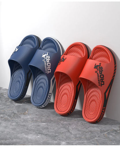 Fashion Men's Sandals Summer EVA Comfortable Anti-Slip Soft Soles House Slippers for Indoor Outdoor Wear Breathable Shower Slide