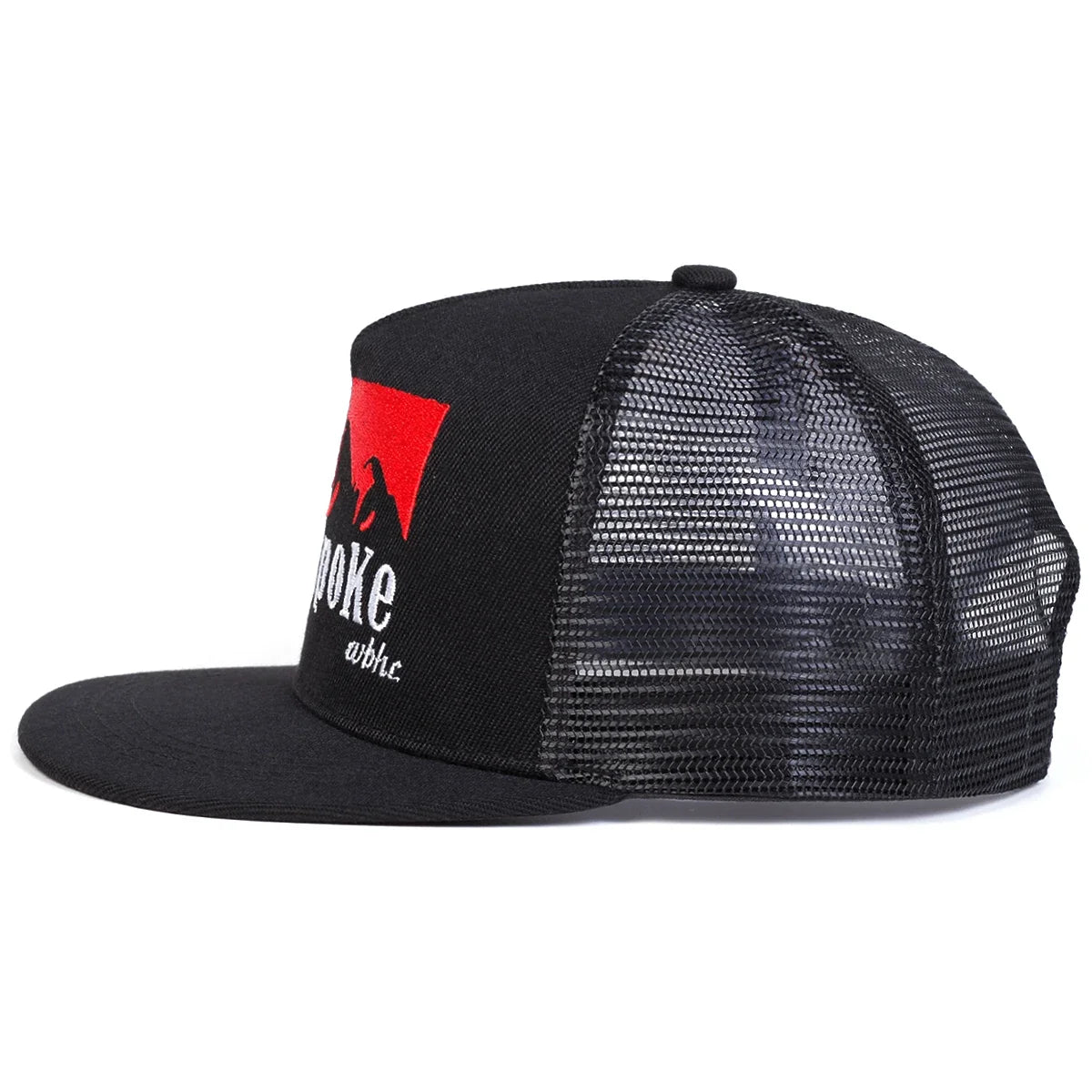 Unisex COWPOKE Letter Embroidery Hip-hop Net Hats Spring Summer Adjustable Casual Snapback Baseball Caps Outdoor Sunscreen Hat