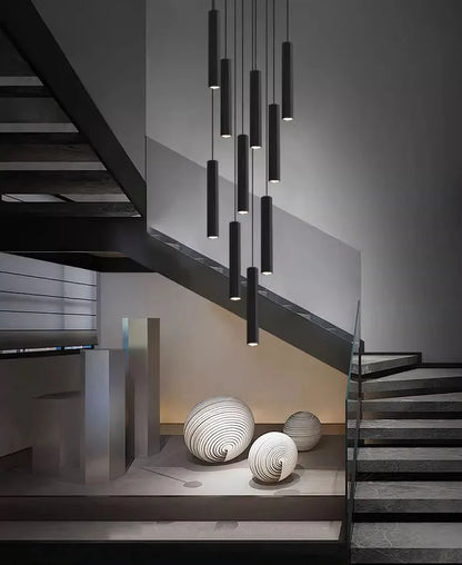 Modern home decor led lights pendant light lamps forstaircase Chandeliers for living room hanging light indoor lighting