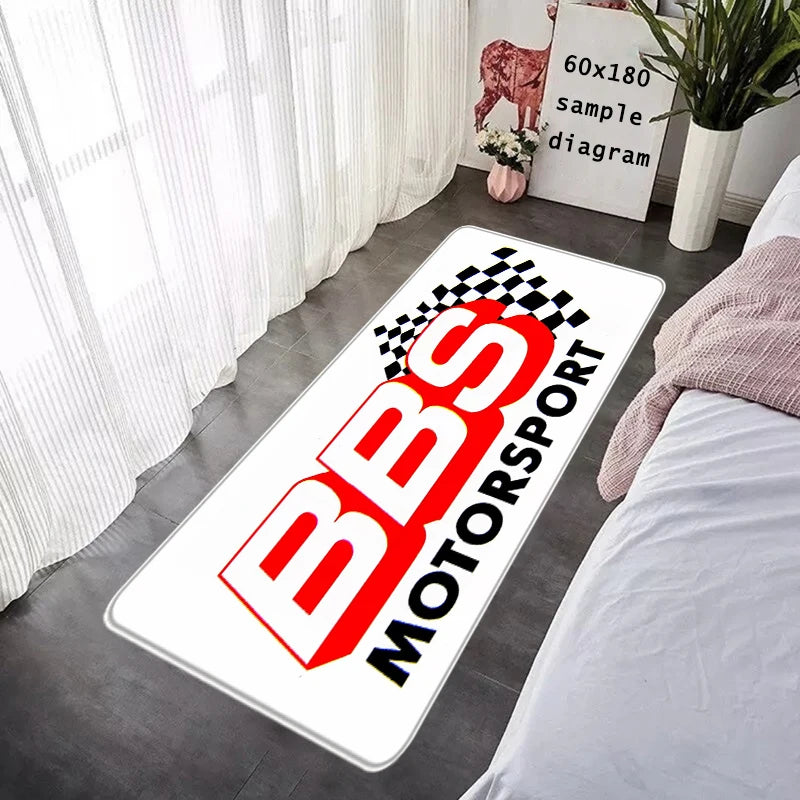 House Entrance Doormat BBS Wheel HubHallway Carpet Living Room Rugs Foot Carpets Bathroom Rug Floor Mats Non-slip Home Decor