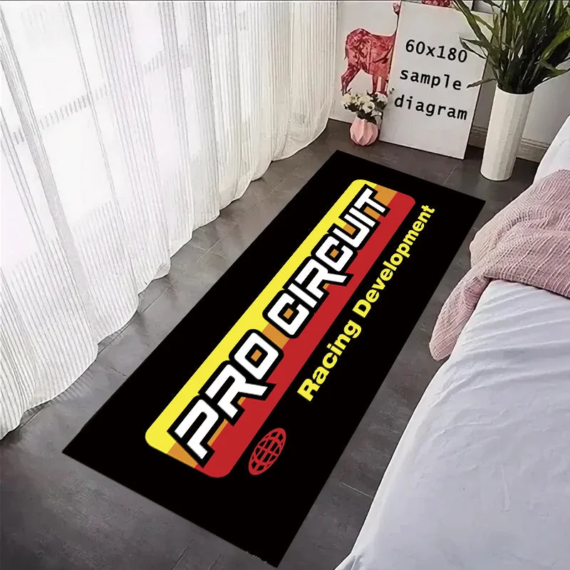 Motorcycle Carpet Garage Mat Racing Cool Moto Display Motorcycle Display Mat Anti-slip Home Decoration Living Room Rug