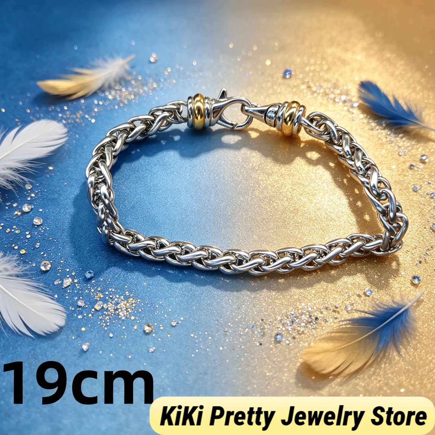 2026 New Dav High-Quality Bracelet Luxury Polished Gold Silver Tone Chain Bracelet Exquisite Craft Wrist Bangle for Formal Dinner & Dating