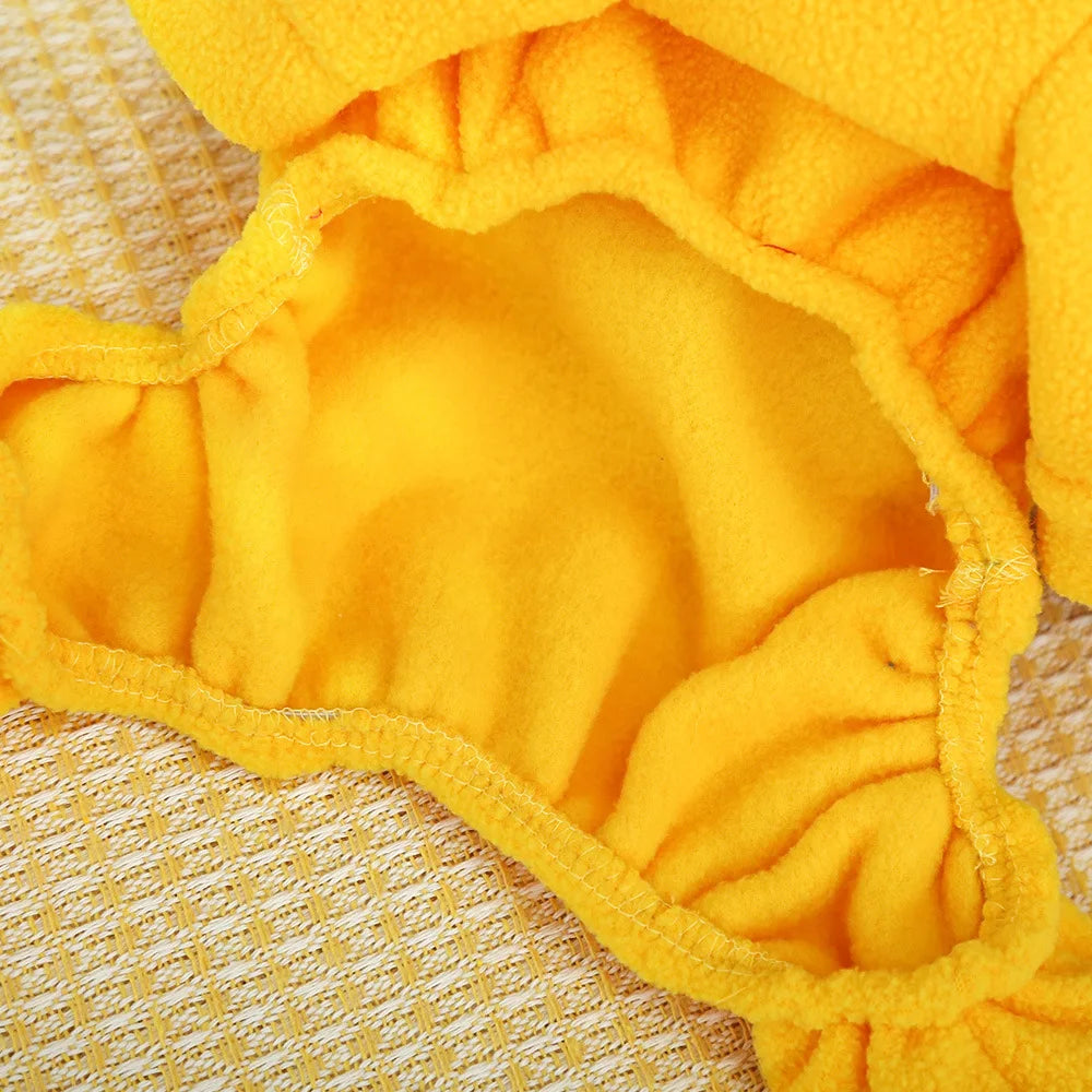 Fleece Dog Jumpsuit Pajamas Winter Dog Clothes Turtleneck Hoodie Costume Long Sleeve Bodysuit Pet Overalls Tracksuit Chiwawa XXL