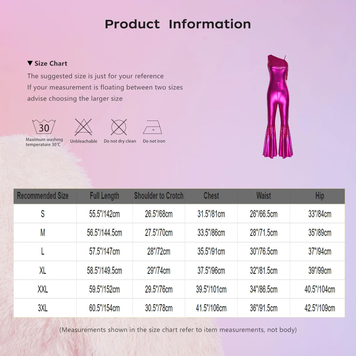 Women Shiny Metallic Jazz Disco Dance Jumpsuit 70s 80s Hippie Costume Sequin Tassels One Shoulder Bell Bottom Bodysuit Rompers
