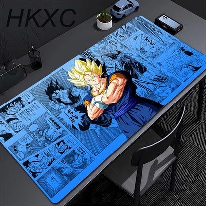 XXL Mouse Pad Anime Dragon Ball Z Kawaii DBZ Desk Mat Girl Gabinete Gamer Computer Desk Mat Keyboard Gaming Accessories Mousepad