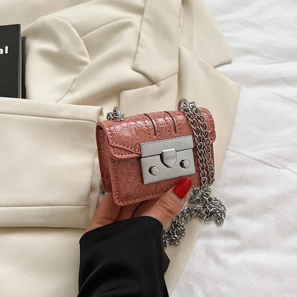 Chain Female Bag Mini Summer Crossbody Bags for Women Fashion Luxury Designer Handbag Women's 2025 Trend Woman Shoulder Purse