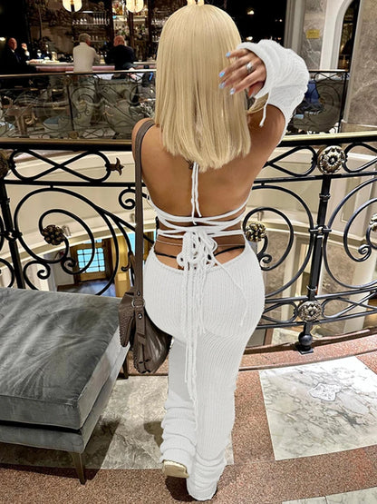 Sisterlinda Fashion Trend Y2K Jumpsuits Women Patchwork Sleeve Bandage Stretch Hipster One Piece Overalls Female Streetwear 2023