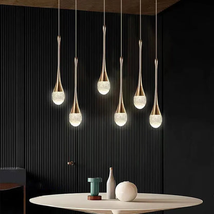 Modern Bubble Crystal Pendant Lights Indoor Hanging Lamp For  Kitchen Island Dining Living Room Bar Cafe Pendant Lamp Home Decor