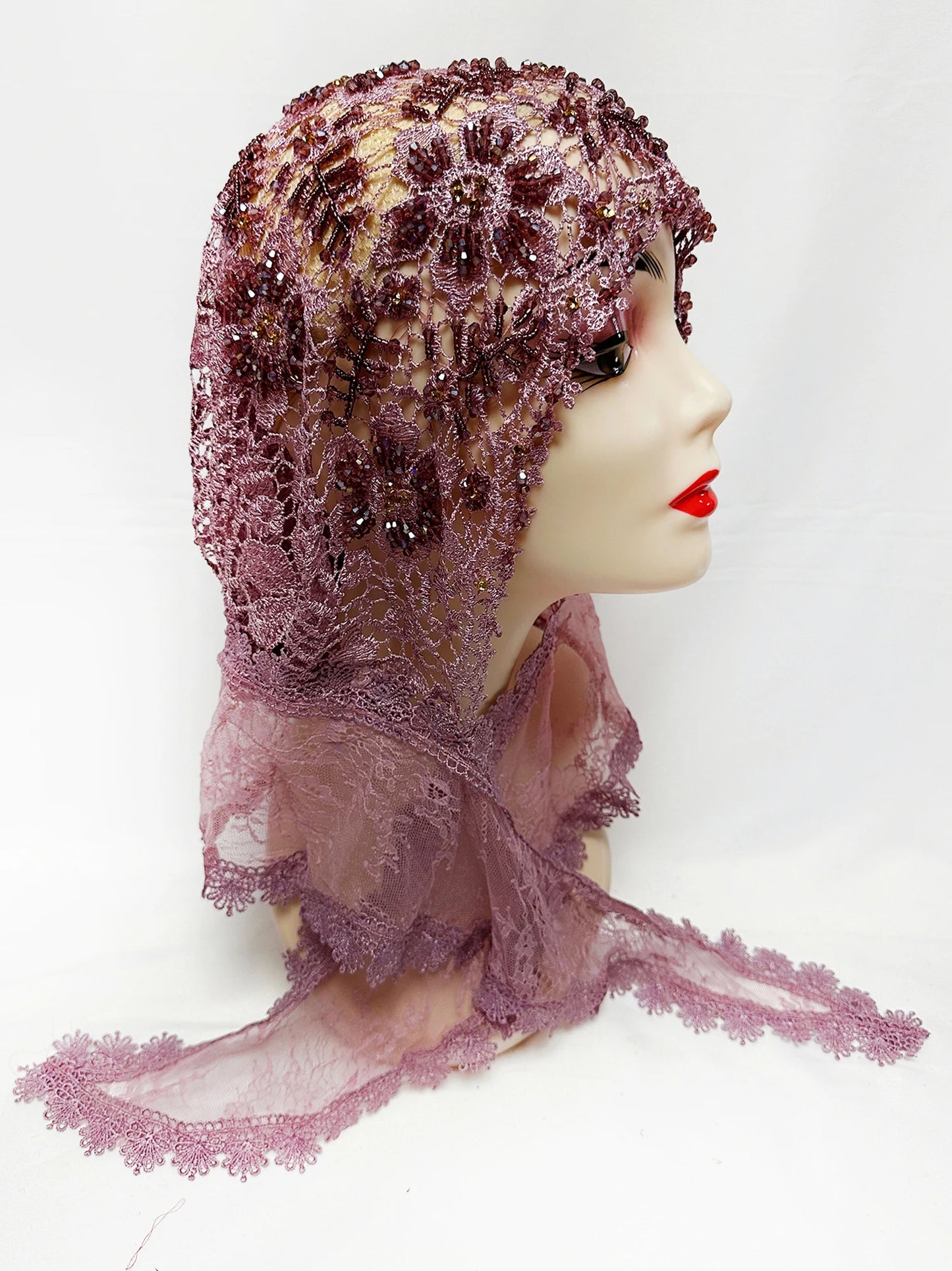 Latest High Quality Muslim Women Prayer Hat Lace Dubai Turban Cap Ready to Wear Hat Prayer Islam Saudi Arabia Lace Hijab